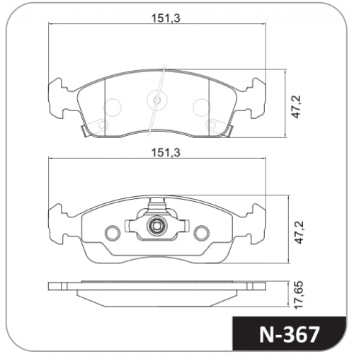 Pastilha De Freio Dianteira Cobreq N-367 Onix Original 1.4