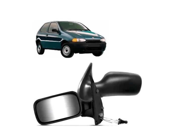 Retrovisor Palio G1 1996 1998 1999 2000 2 Portas C/Regulagem