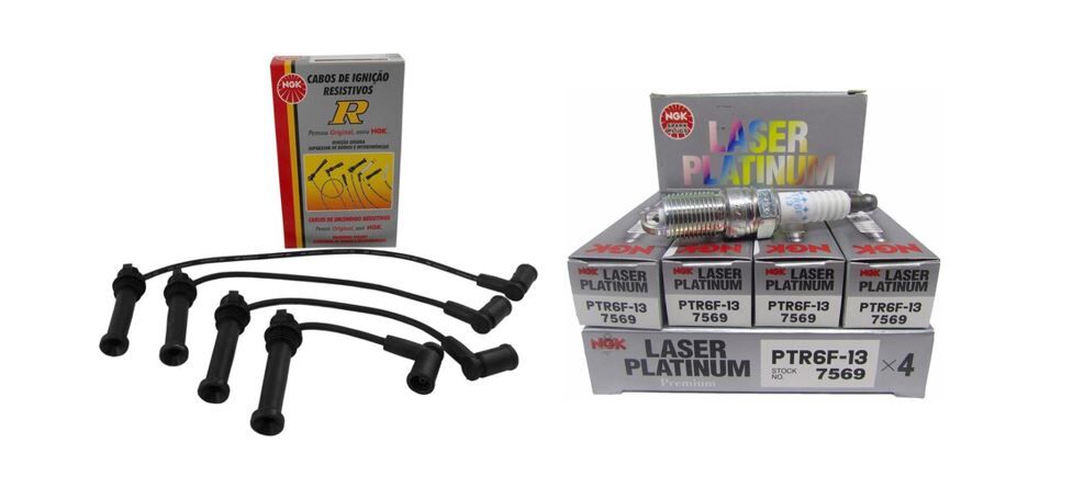 Cabos E Velas Ngk Monde 2.0 Duratec Gasolina Desd 2001 Scf23