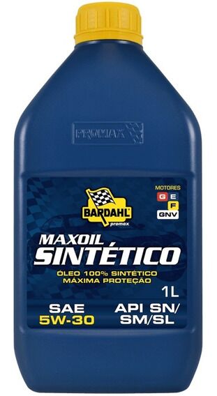 Óleo para Motor SAE Sintético 5W30 Bardahl 1L