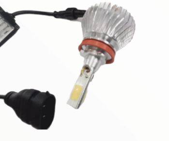 Par Lâmpada Super Led 3d H8 6000k 50w 12v 24v