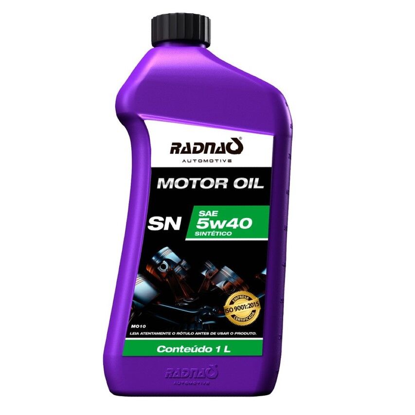 Óleo Motor Radnaq Sintético 5w40 API SN 1 Litro