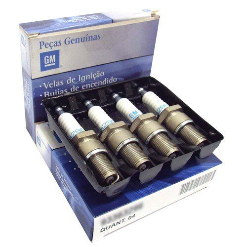 Jogo De 4 Velas De Ignição GM Corsa 1.8 8V 2002/ 2009