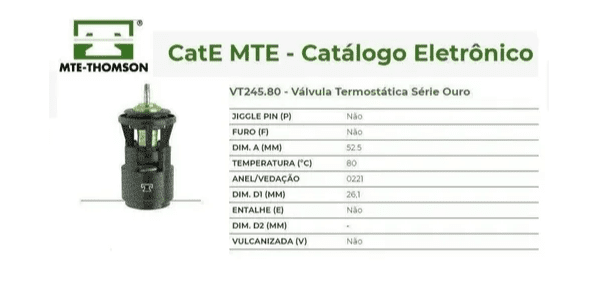 Valvula Termostatica Serie Ouro Fox 1.0 2006 2007 2008 2009