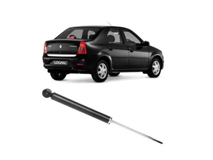 Par Amortecedor Traseiro Kayaba Renault Logan 2007 A 2014