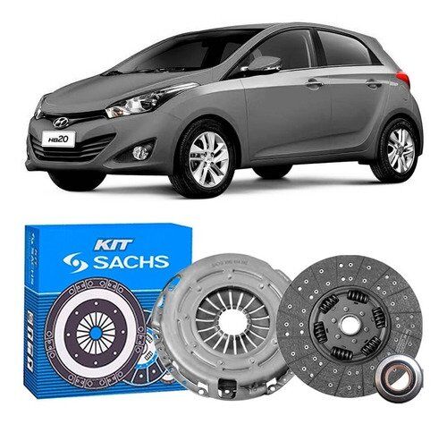 Kit Embreagem Hyundai Hb20 1.0 2013 A 2018 Sachs