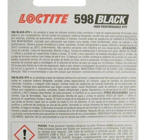 Cola Silicone Preto 70 Gr Loctite 100% Original